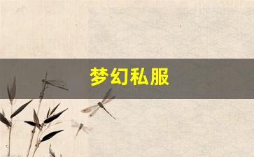 梦幻西游 sf:梦幻