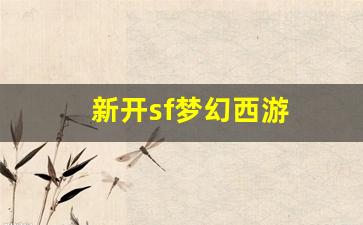 新开sf梦幻西游(新